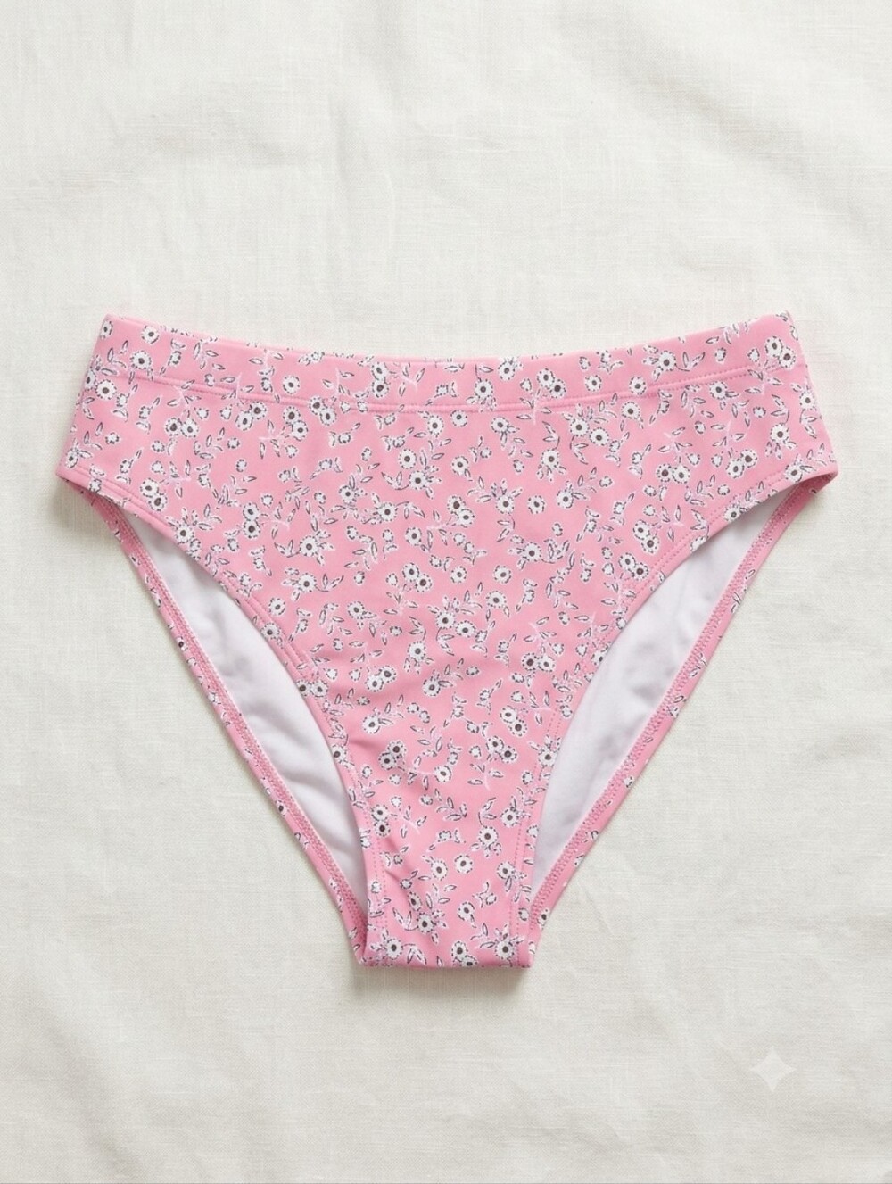 Pink Floral Bikini Bottoms